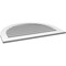 Ekena Millwork Round Top Surface Mount PVC Gable Vent: Functional, w/ 3-1/2"W x 1"P Standard Frame, 38"W x 28"H GVPRT38X2801SF - alternate 4